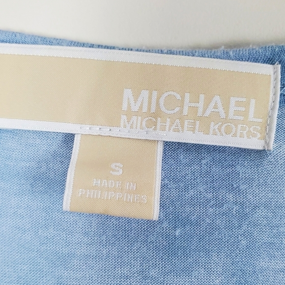 Michael Kors Tie Dye Sleeveless Blouse - Picture 4 of 5